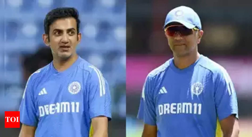 'Indian team will benefit from what Gambhir is…': Dravid